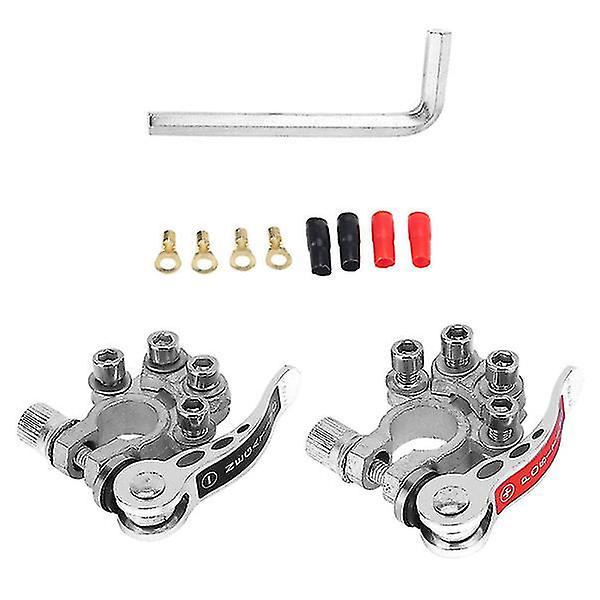 1 Set Practical Car Battery Terminal Connector Quick Release Battery Terminals