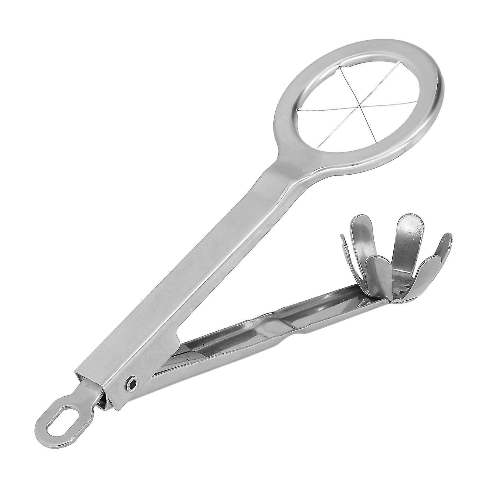 Stainless Steel Egg Cutter 304 Stainless Steel Household Egg Cutting Slicing Tool for Hard Boil Eggs