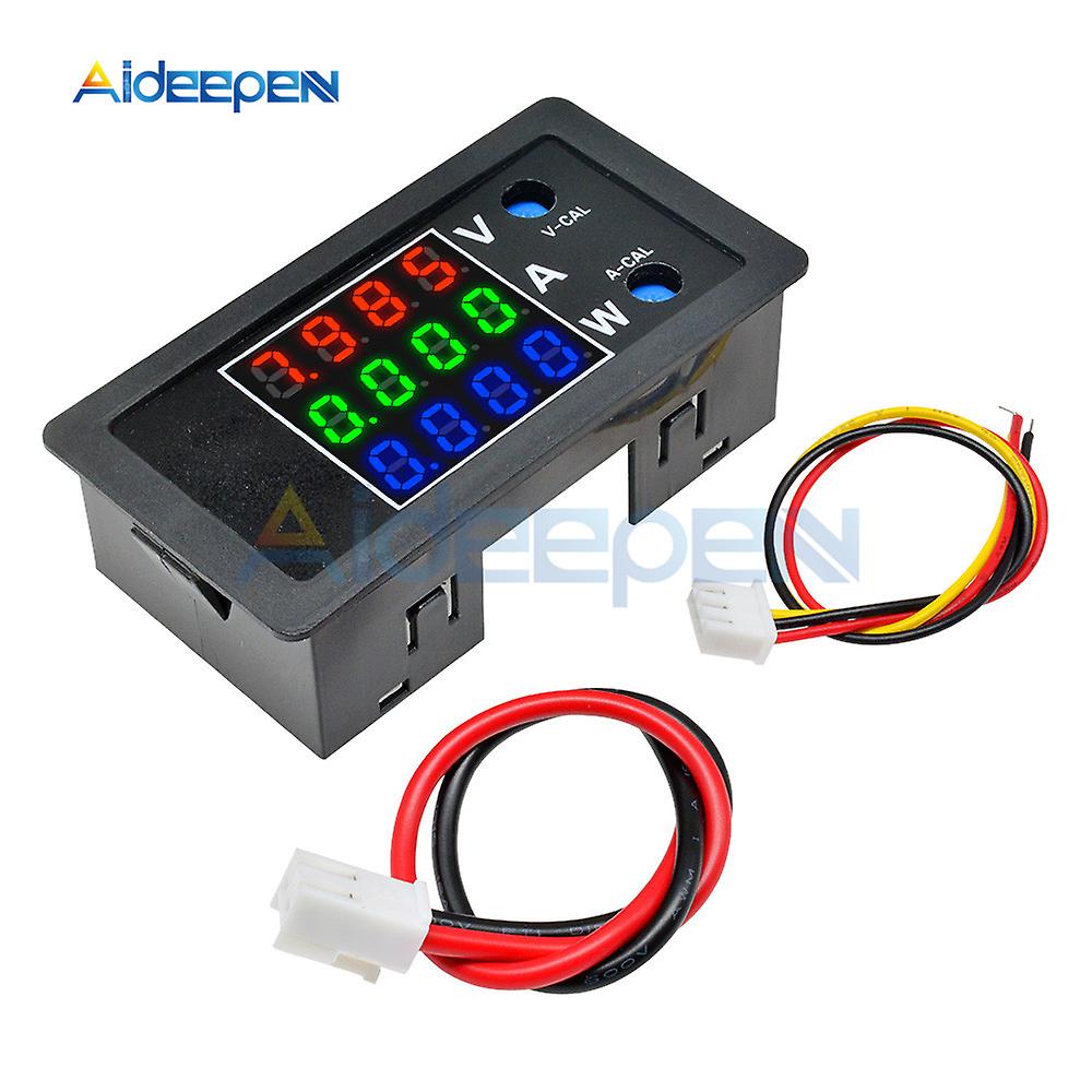 Dc 0-100v 10a Lcd Display Digital Voltmeter Ammeter Wattmeter Voltage Current Power Meter Volt Detector Tester 12v 24v 36v 1000w