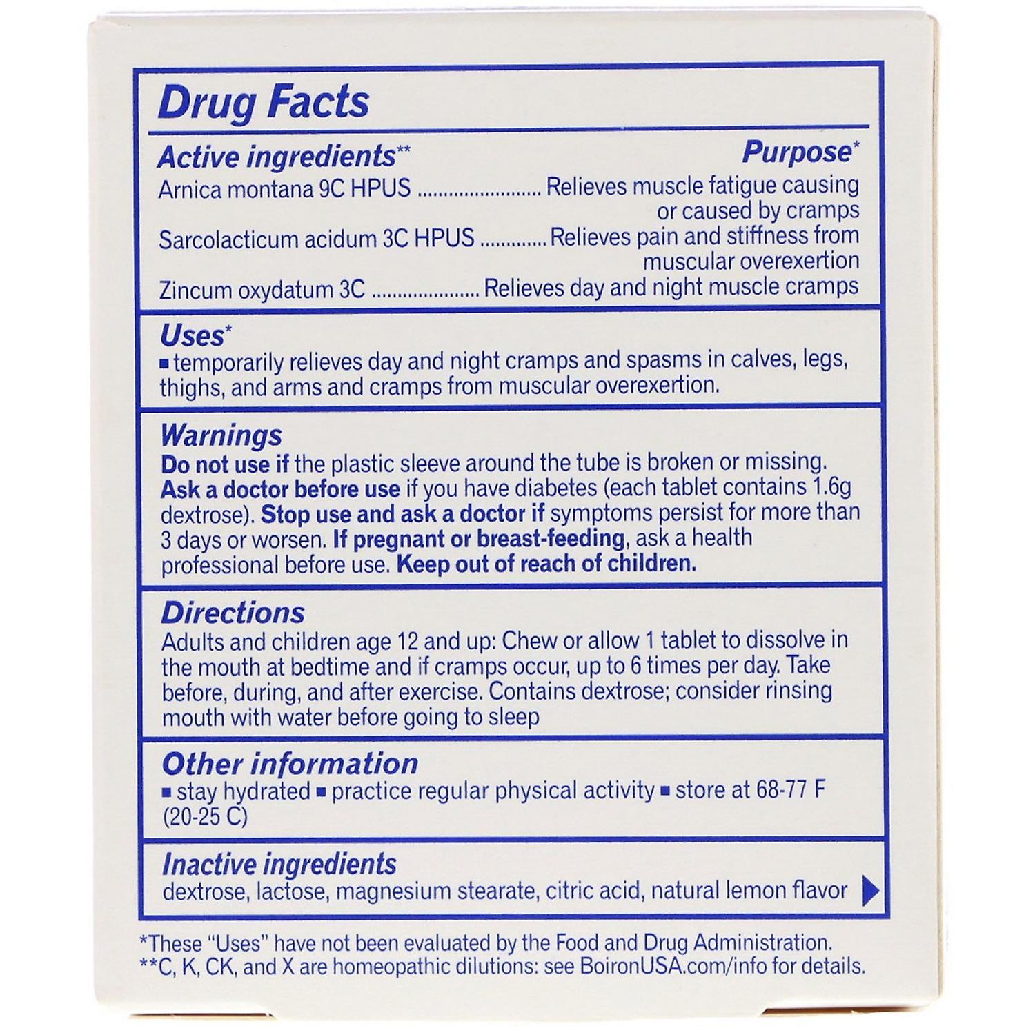 Boiron, Arnicare Leg Cramps, 3 Tubes, 11 Chewable Tablets Per Tube
