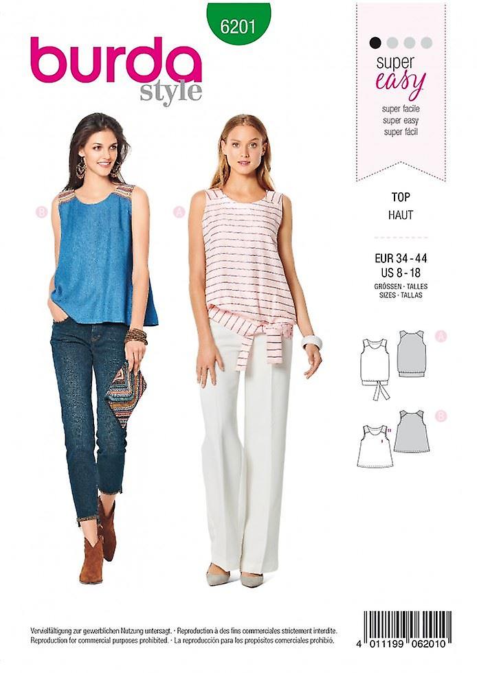 Burda Paper Sewing Pattern 6201