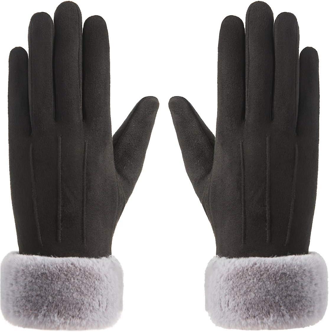 Women's Warm Winter Gloves with Touch Screen Function