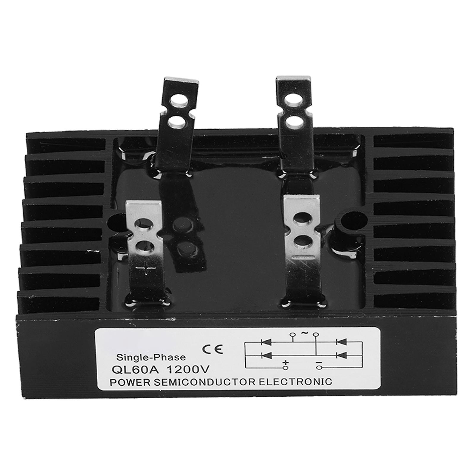 Risegun 3 Phase Diode Rectifier High Power Bridge Rectifier Module for Electrical Equipment 1200V 60A