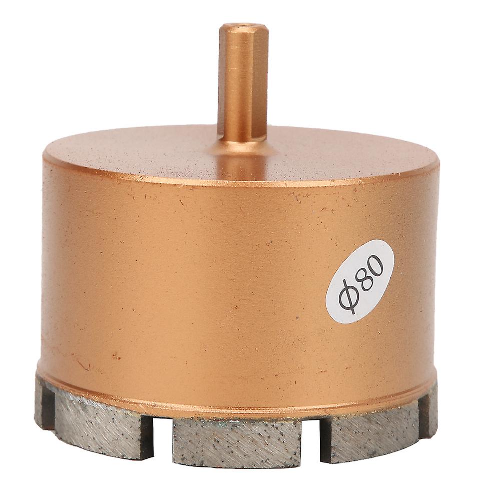 MechKit Concrete Drill Bit Marble Opener Diamond Core Drill Bit Hole Saw, 80 mm, For Granite, Tile, Concrete, Glass, High Precision Diamond Drill