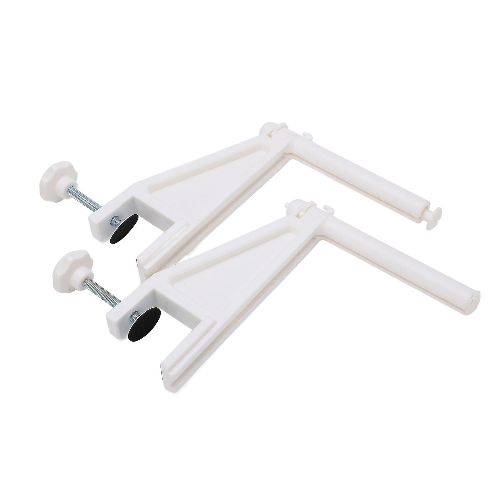 Professional Portable Table Tennis Net with Adjustable Clamp Post Set Screw FixationWhite 