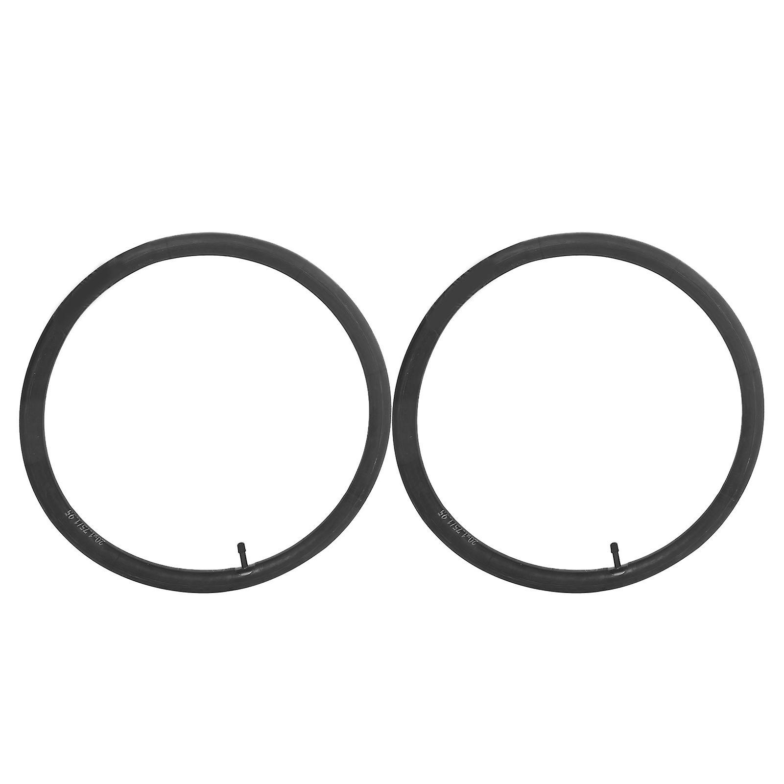 Nimomo Cycling Inner Tube 2Pcs Bike Tube Schrader Valve 20x1.75/1.95 Folding Inner Tube for Small Wheel Bicycle Cycling