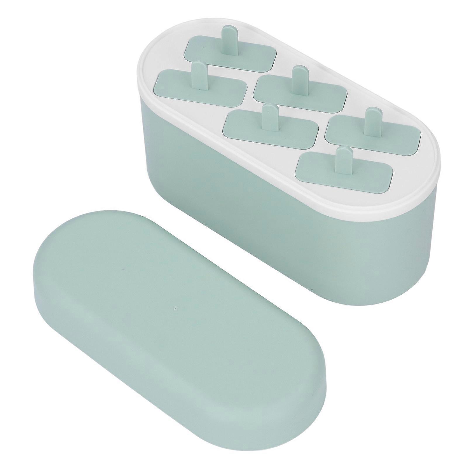 6 Hole Ice Cream Mould Household PP DIY Ice Cream Maker Mould Ice Cream Making Tool for Kitchen