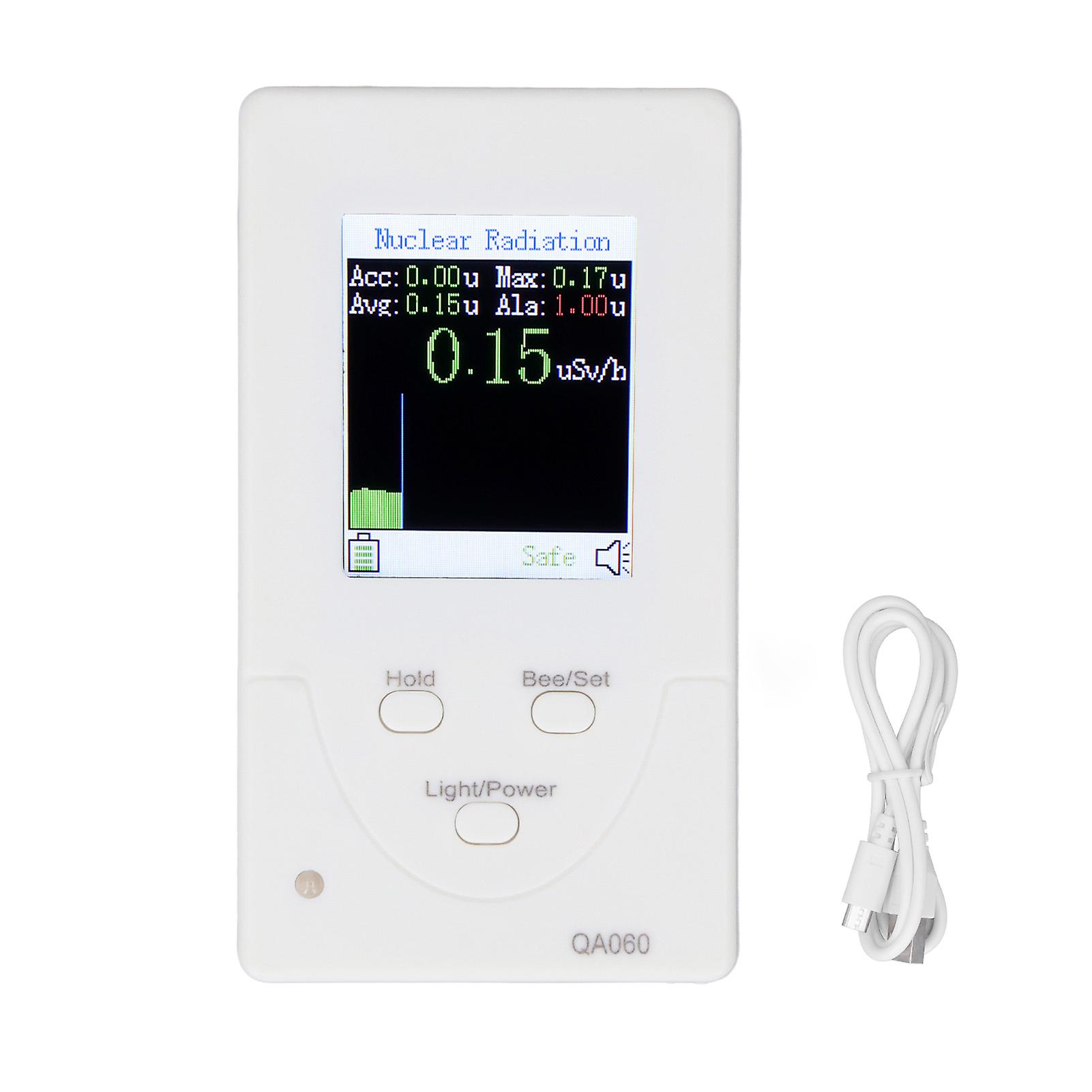 Handheld Radiation Detector, Portable USB Charging Radiation Tester Radiation Dose Counter with Battery U0SEL