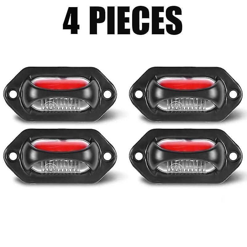 12v 24v شاحنة مقطورة أدى الجانب علامة أضواء لونين مصباح شاحنة جرار كارافان مصابيح الخلوص الجانبية أدى مصباح لوحة الترخيص