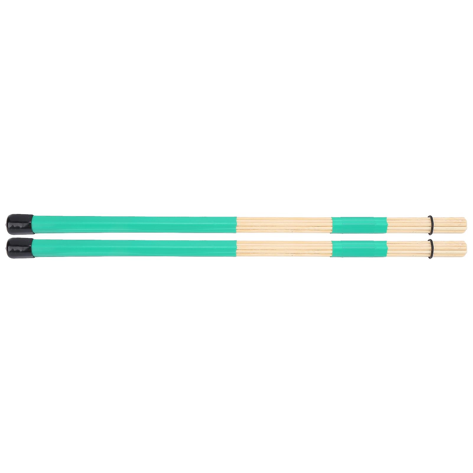 1 paire de baguettes de batterie, accessoires de percussion (vertes)