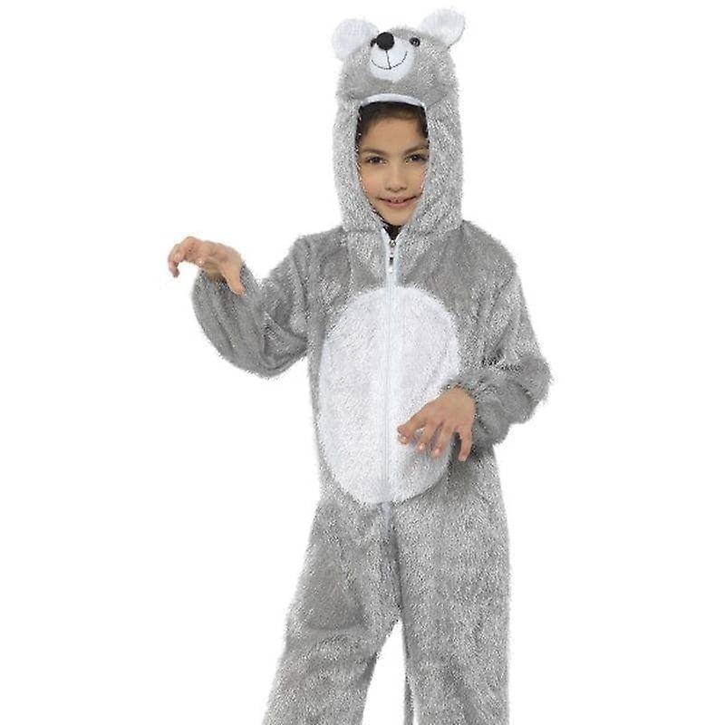 Mouse Costume Medium Kids Grey White 30790