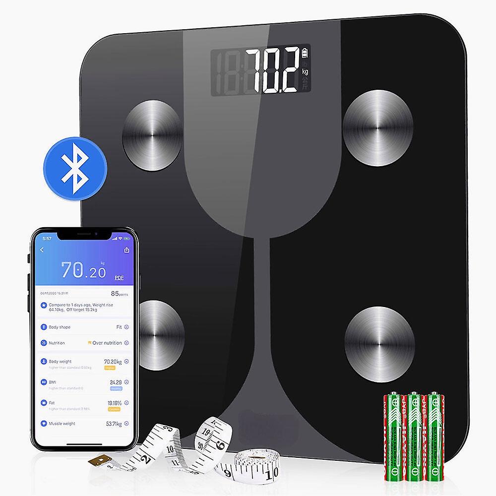 Bluetooth Smart Body Fat Scale - Household Electronic Body Weight Scale