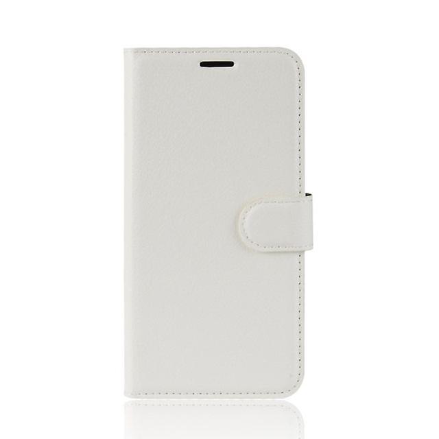 Samsung Galaxy S10 PU Wallet Case - White
