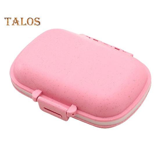 Pill Container Storage Case Large Capacity Multi-compartment Dustproof Compact Size Portable Pill Tablet Organizer