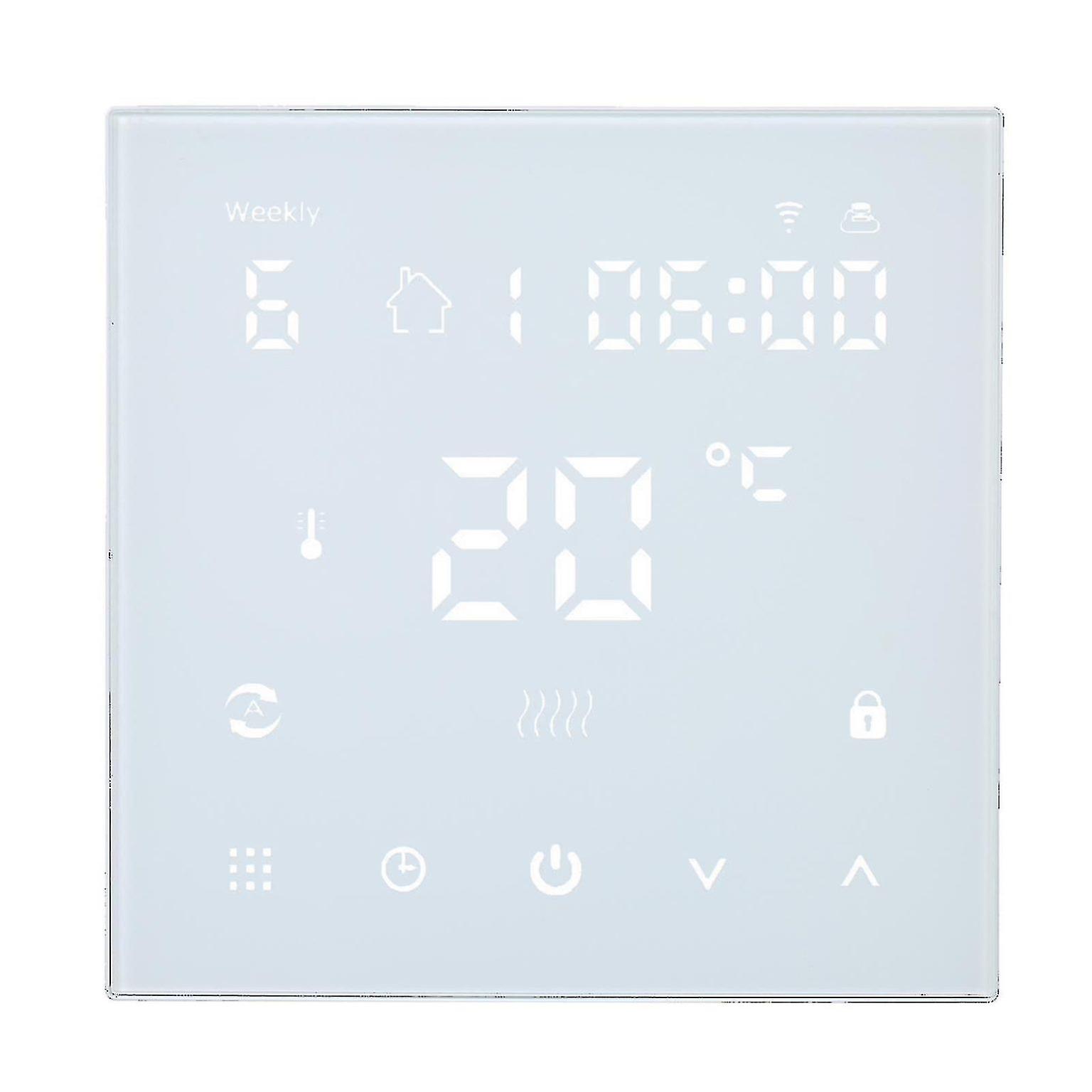 Smart Wi-Fi Thermostat with App Control and LCD Display