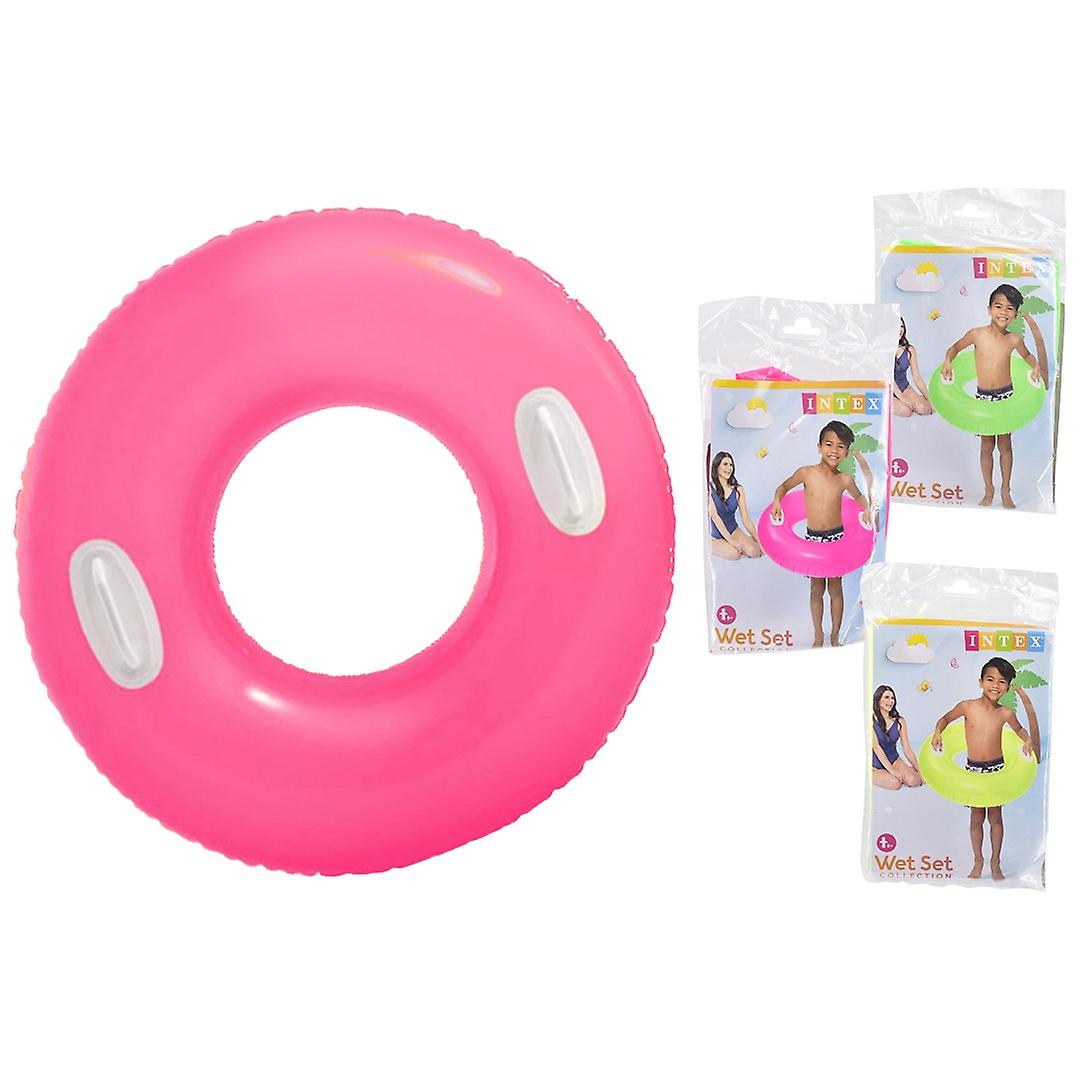 Intex 30" High Gloss Ring With Handles (Colours Vary)