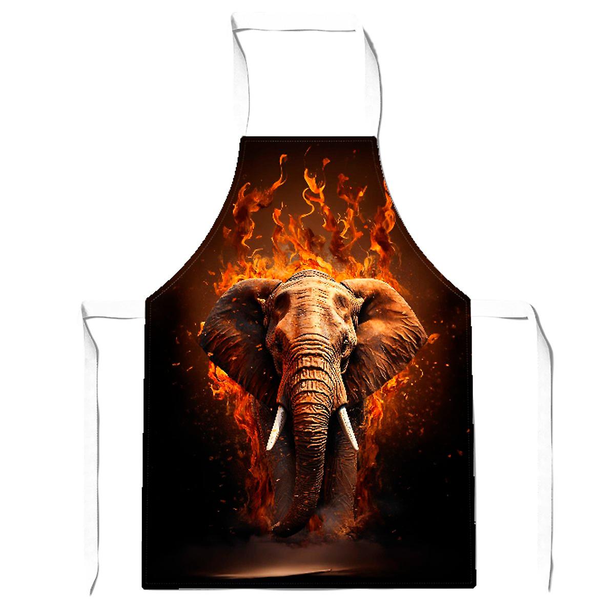 Splashart Elephant And Fire Apron