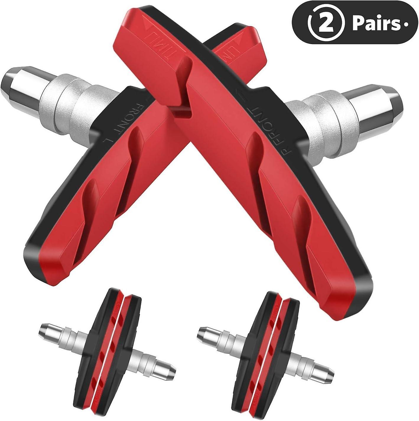 Symmetrical 70mm brake pads, for Shimano, Tektro, Avid, Clarks, Contec, Sram, XLC braking performanc