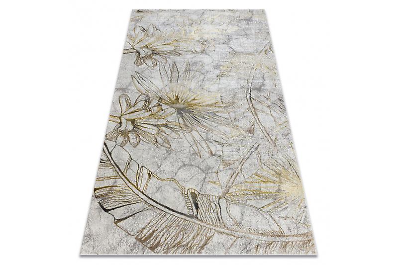 BLISS Z218AZ237 carpet cream / gold - Flowers, modern, structural