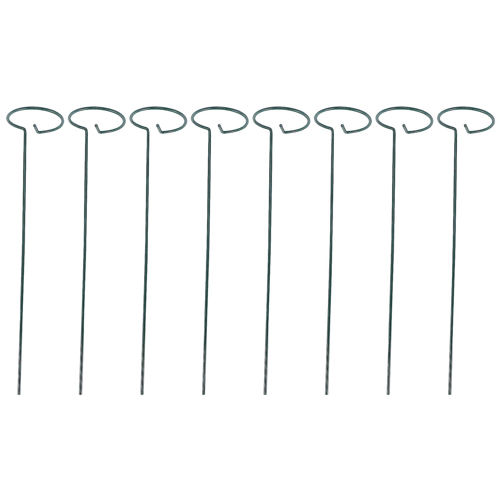 8PCS Beautiful Plant Support Stand Flowers Support Ring Metal Plant Support Stakes Bonsai Support B