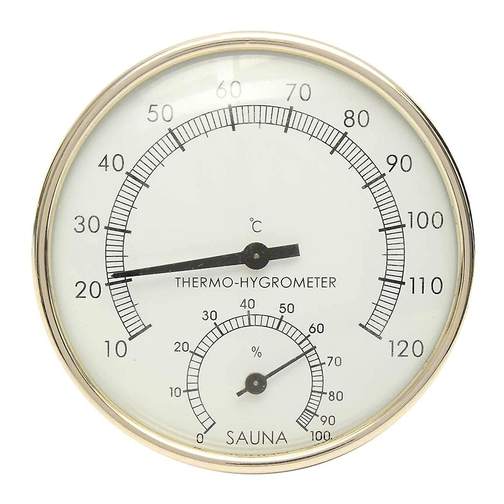 Bärbar Mini Bastu Termometer Metall För Fall Ångbastu Rum Termometer