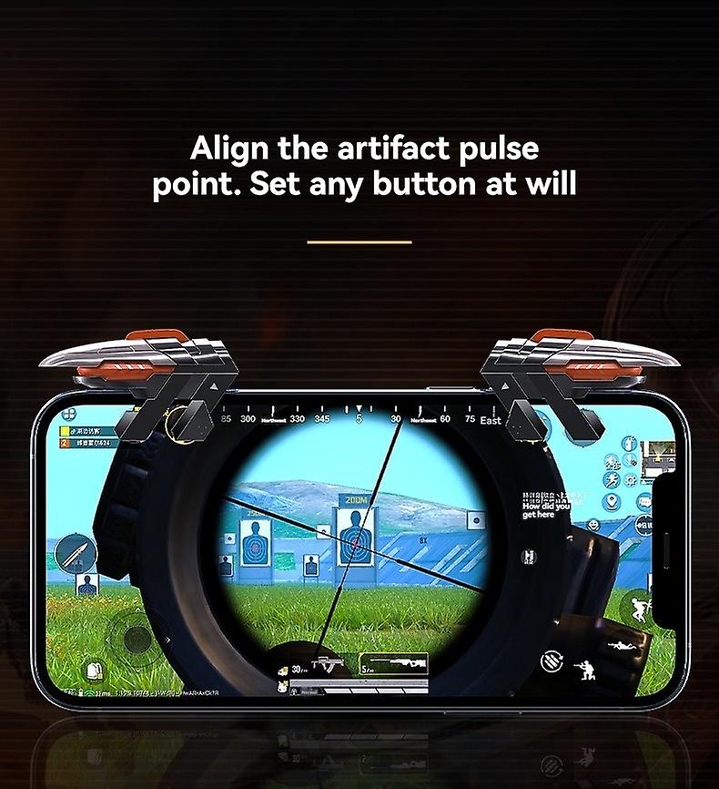  Compact Mini Pulse Trigger Controller for AK Series with Rapid-fire  Trigger Mobile Game Button 