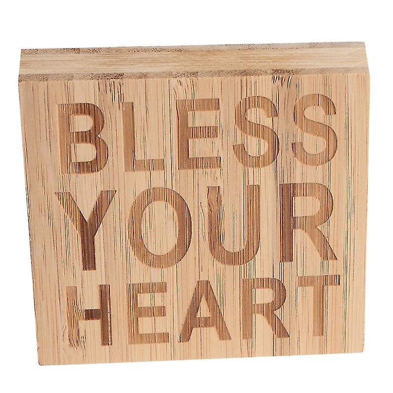 1pcs Decorative Word Blocks