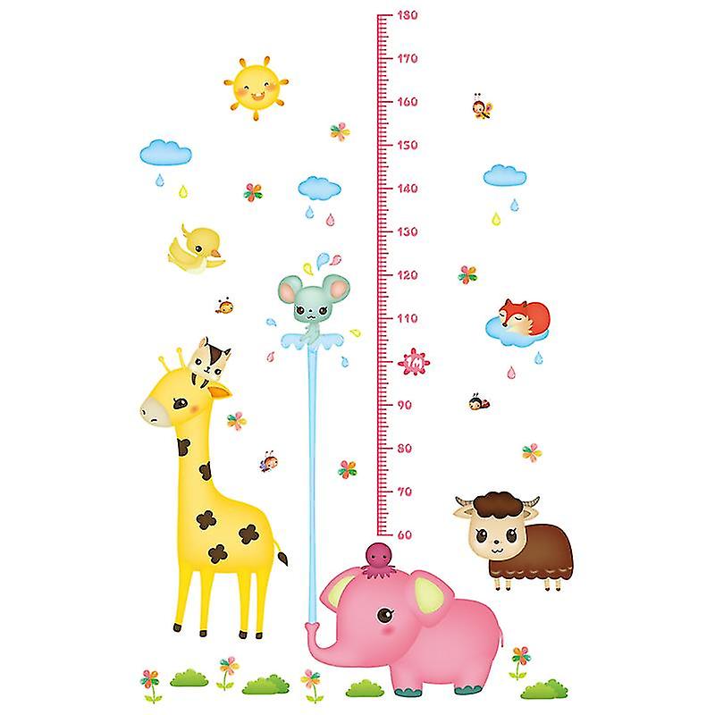 1pcs Animal Height Chart Sticker