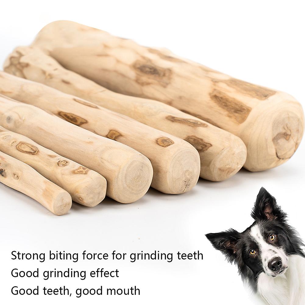 View of Mumbies Wood Chewing Toy for Dogs, Natural Wooden Chew Toys Safe Teeth ...