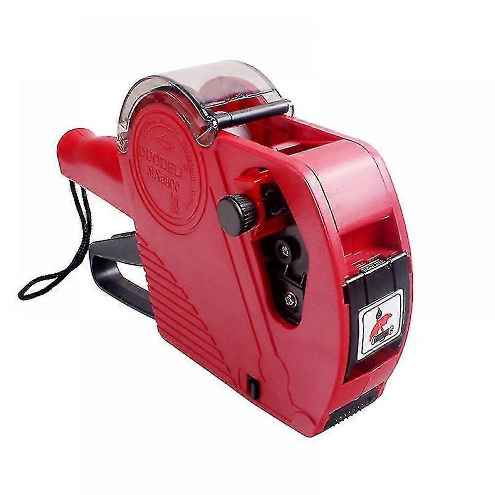 Miman Mx-5500eos Handheld 8 Digits Price Labeller Label Maker Pricing Machine With Label Roll And Ink Roller For Office Supermarket Retail Shop Groce