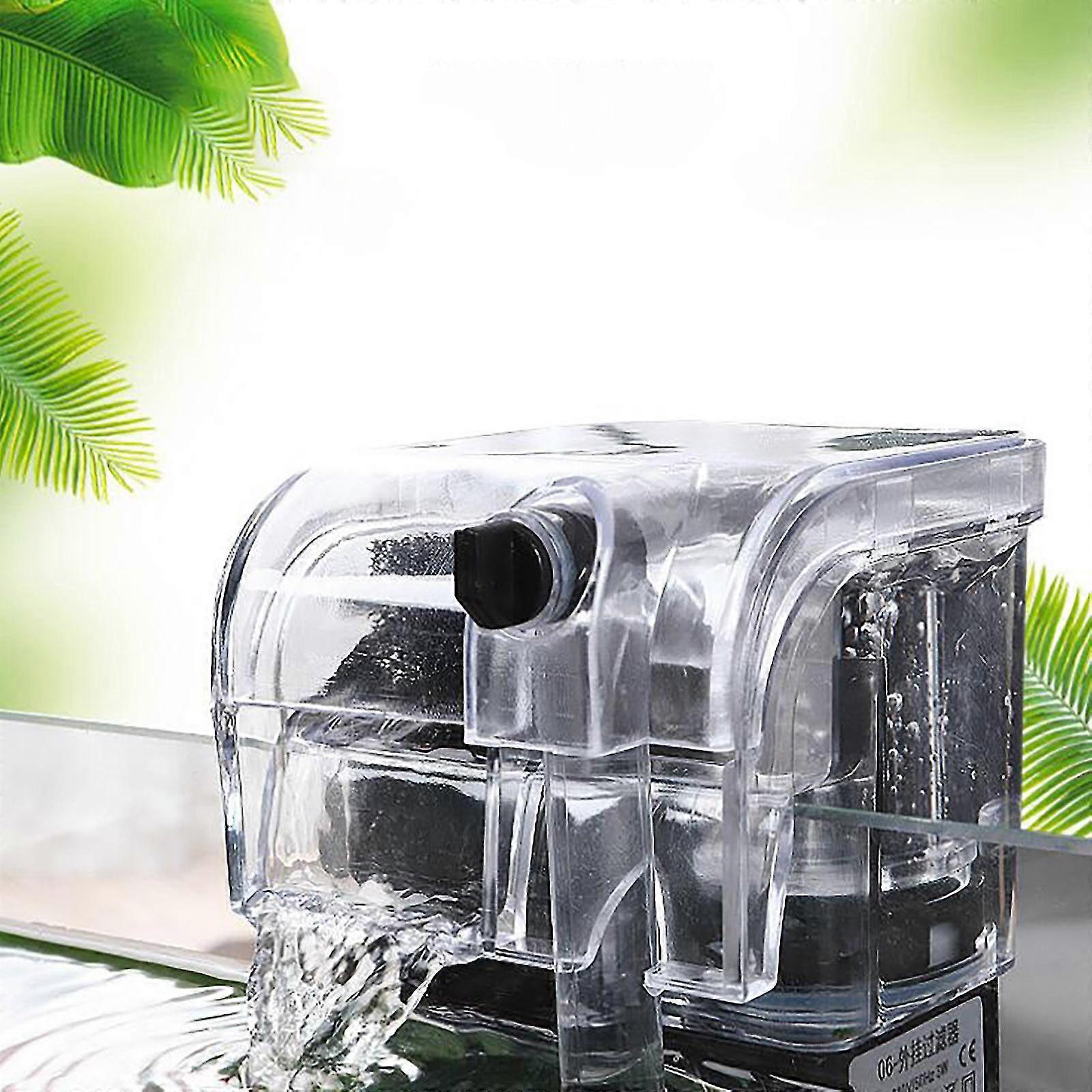 Thin Se-ction External Filter Fish Tank Aquarium Water-fall Filter Pump