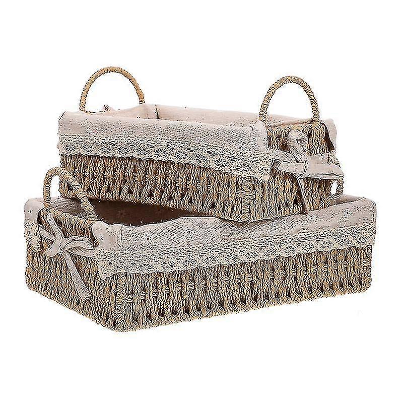 1pcs Food Containers,  Storage Woven Basket