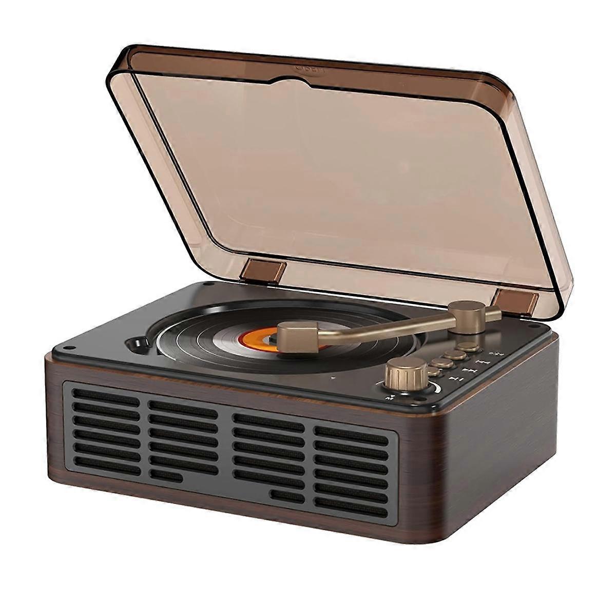 Multifunction Bluetooth CD Player HiFi Sound Music Player Speaker,Support AUX/USB/FM Radio for Home