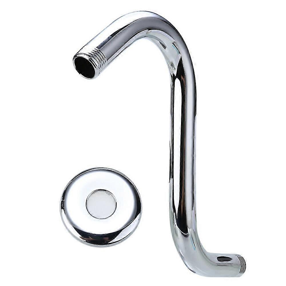 1 S-curve Shower Arm 1 Round Cover Silver
