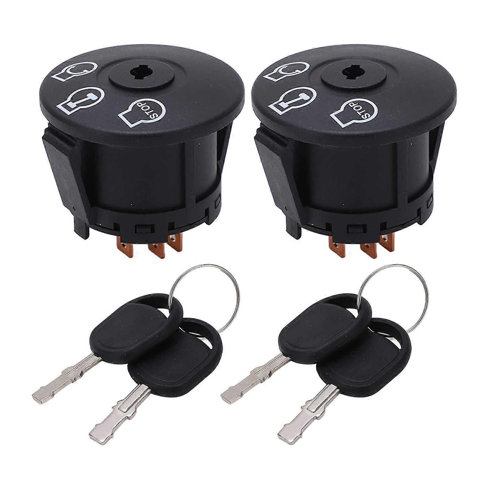 1 Pair Ignition Switch with 4 Keys 725 0 4228 Rust Proof Replacement for Cub Cadet Lawn Tractor RZT50 RZT54