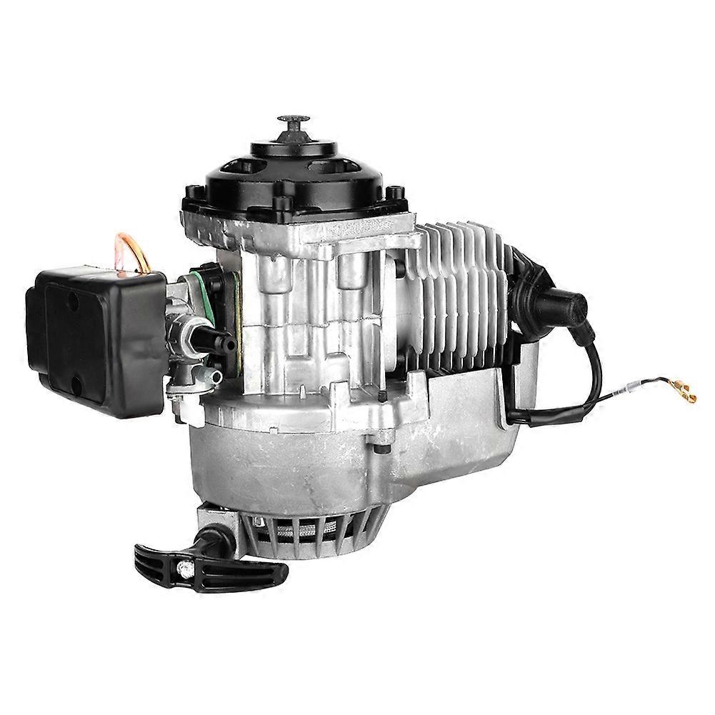 מנוע 49cc 2 פעימות Pull Start למנוע מיני כיס בור Quad אופני עפר טרקטורונים באגי