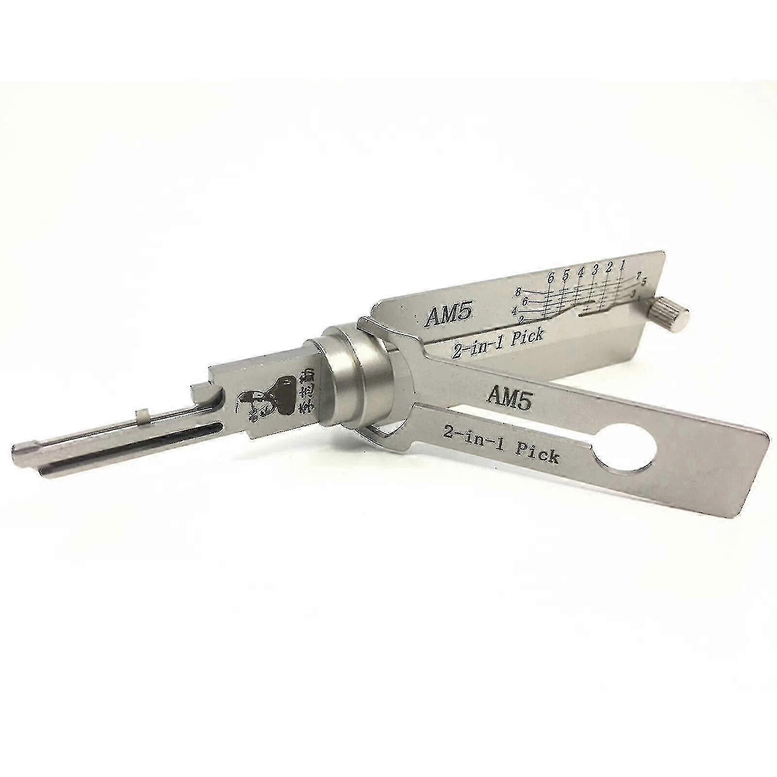 2024 Lishi 2-in-1-Werkzeug LW4 LW5 TE2 S123 KW1 KW5 SC4 SC1 SS001 SS002 R52 M1/MS2, 100 % neu