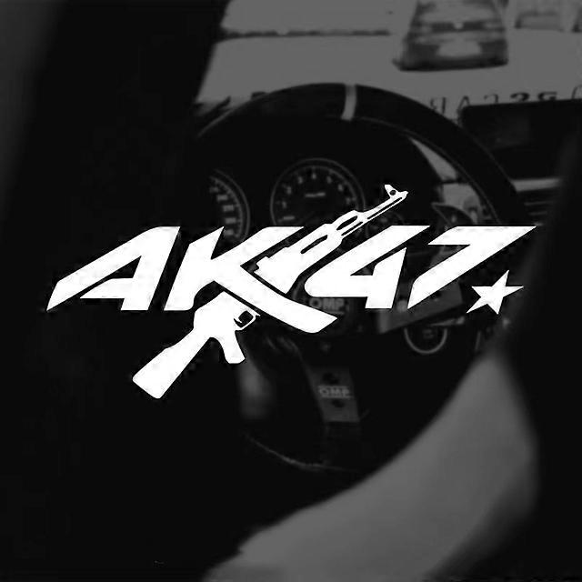 Car front and rear glass car stick triangle window sticker AK creative personality reflective stick waterproof car sticker