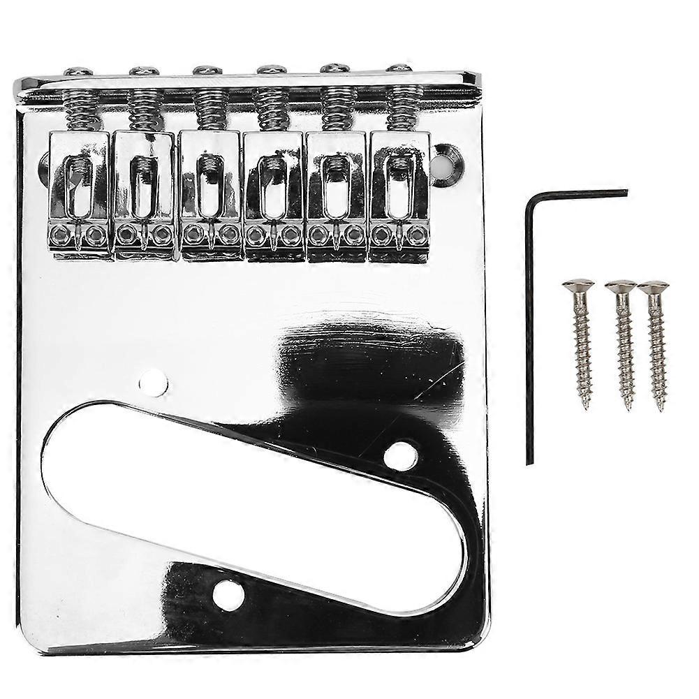 Electric Guitar Bridge 6String 6ST String Fixed Metal Bridge for TL Electric Guitar Accessory