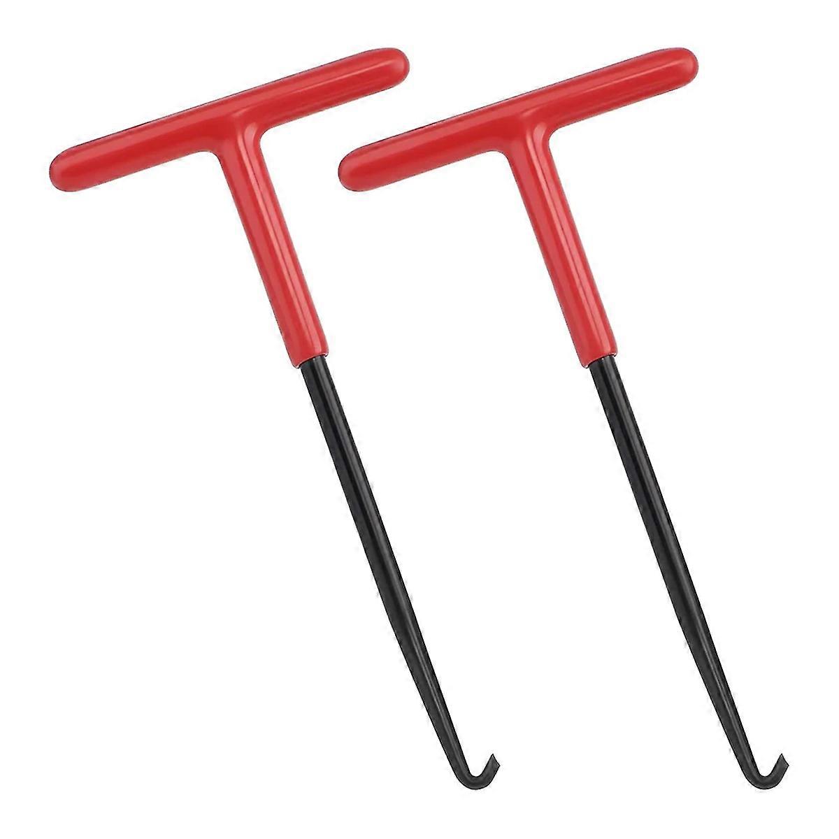 Hook Break Spring Puller Tool Puller Exhaust Pipe Spring Hook Puller Tool Vehicle Springs Removal And Installation T Handle Spring Hook