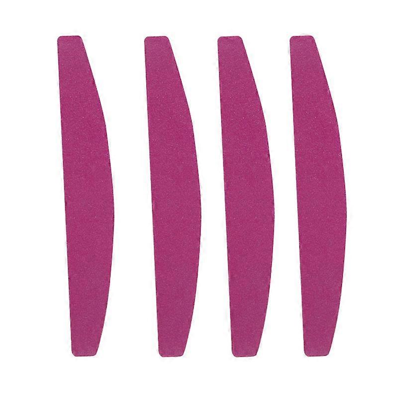 3 PCS Half Moon Nail File Set,Double-Sided Emery Board,Buffing Files Manicure Tools