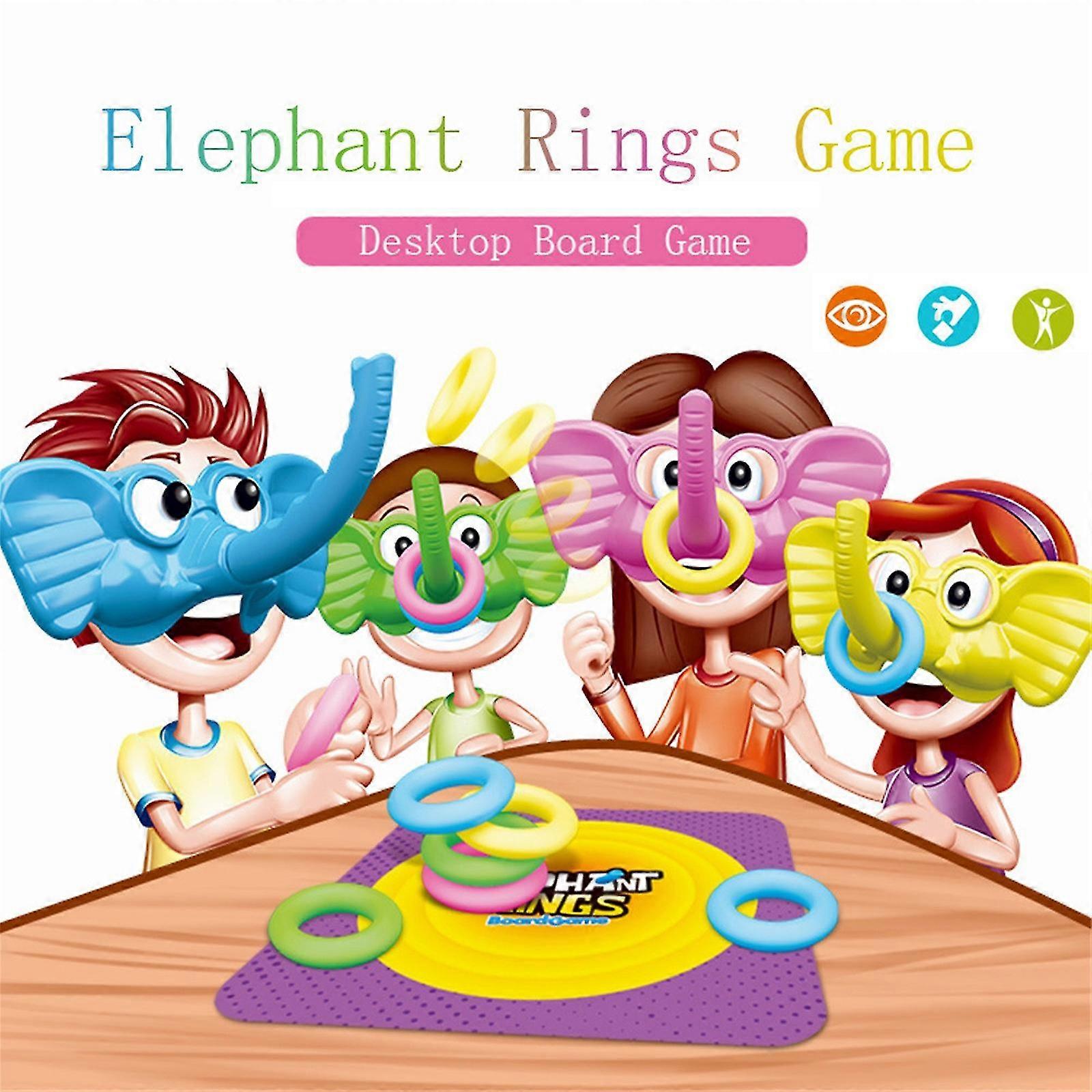 Rings Board Game Intelligence Throw Circle Funny Game Toy for Kids