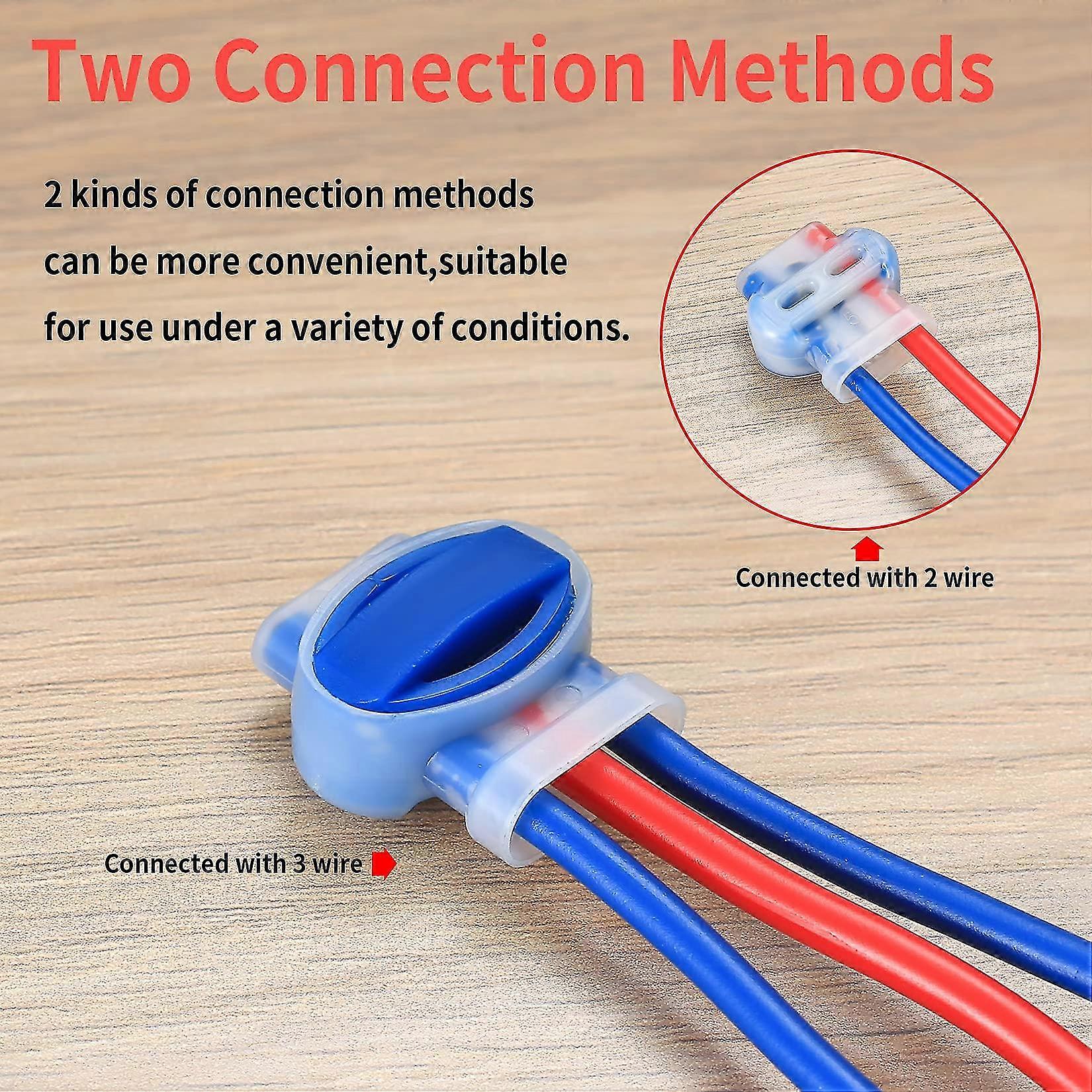 10x Cable Connectors For Robot Lawn Mowers - Replacement Boundary Wire Connectors