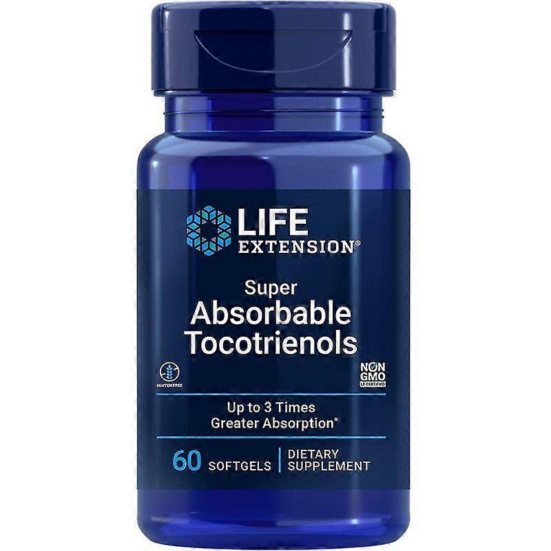 Life Extension Super Absorbable Tocotrienols Softgels 60