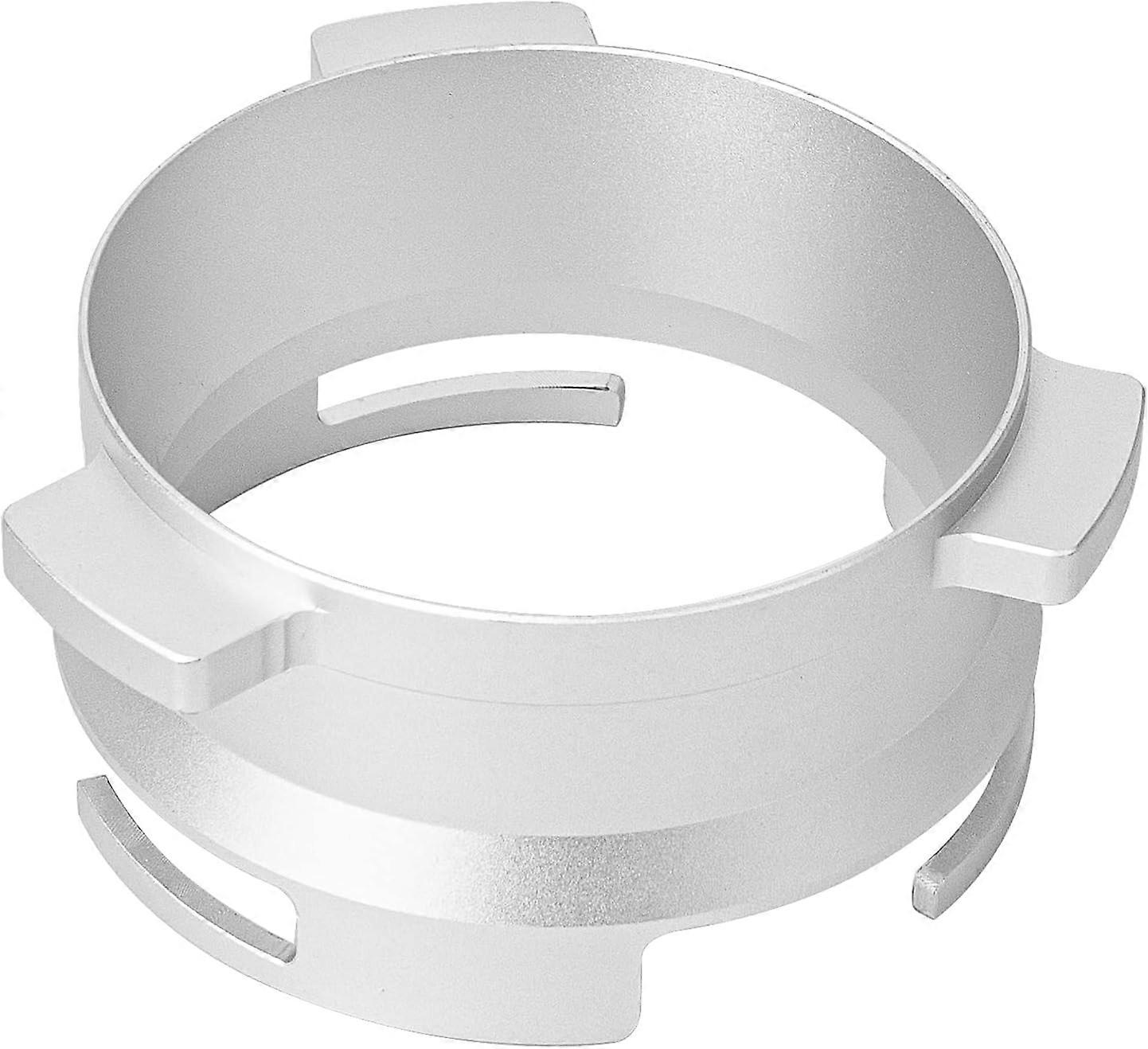 Coffee Dosing Funnel 54mm Grinder Trigger for Sage Breville Portafilters Espresso Hand Free (Silver)