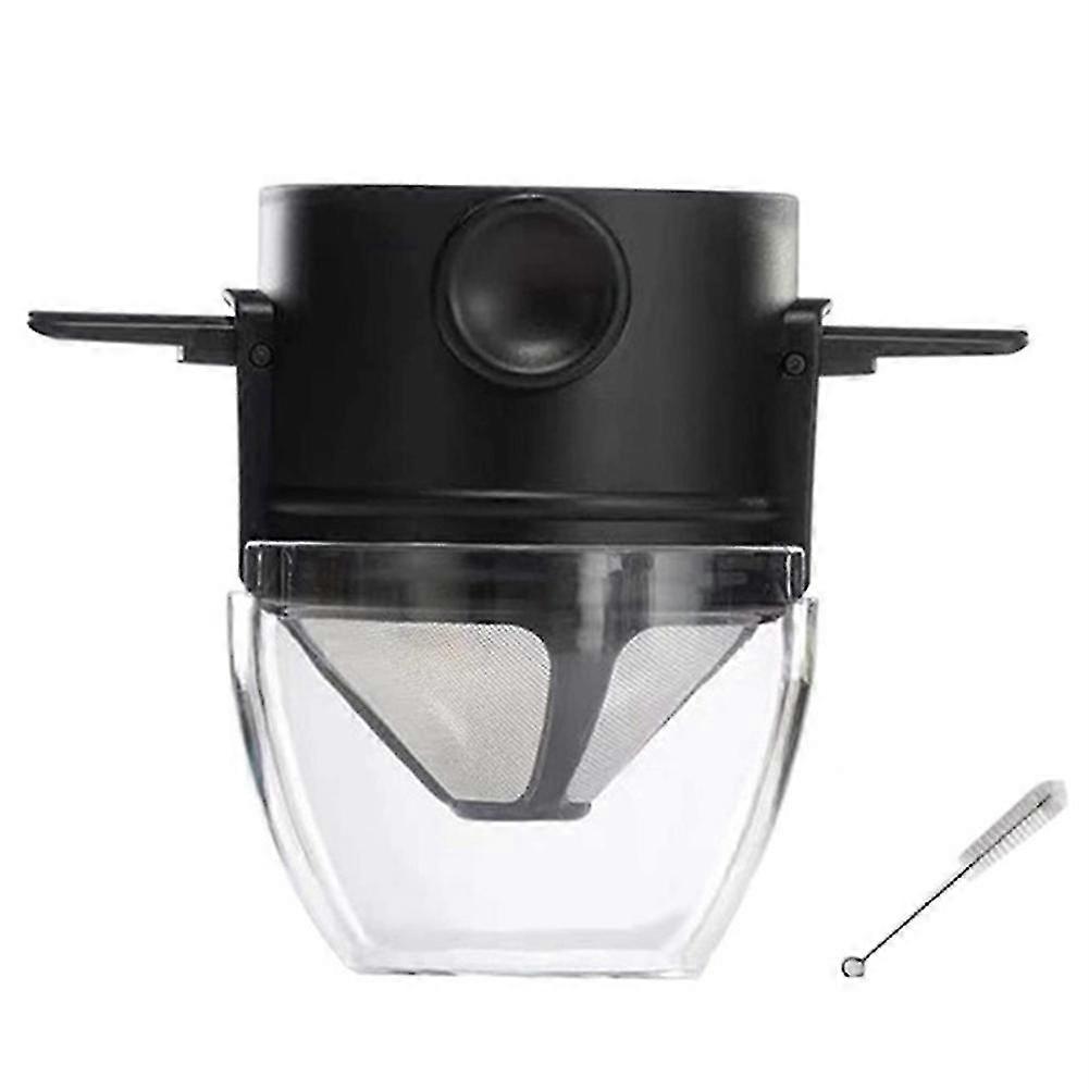 Pour Over Coffee Filter Portable Stainless Steel Reusable Coffee Maker Mini Collapsible Paperless 1