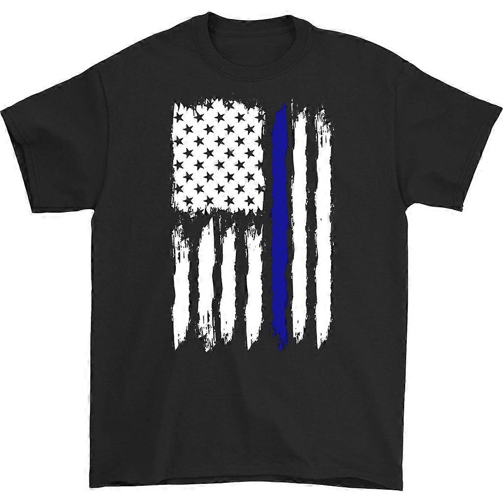American Flag Thin Blue Line T-shirt