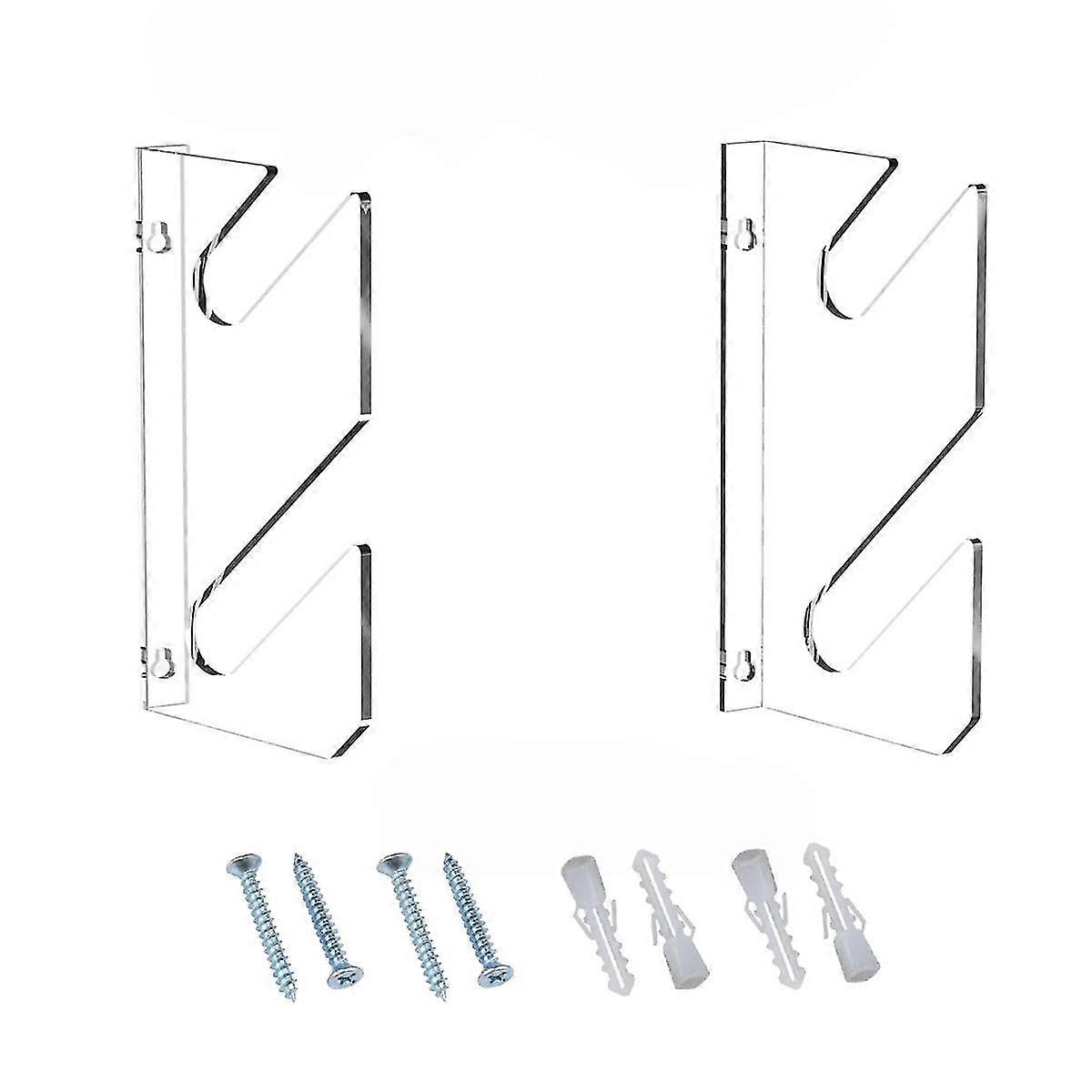 Durable Wall Mount Display Racks for Skateboards & Longboards (2-Pack)