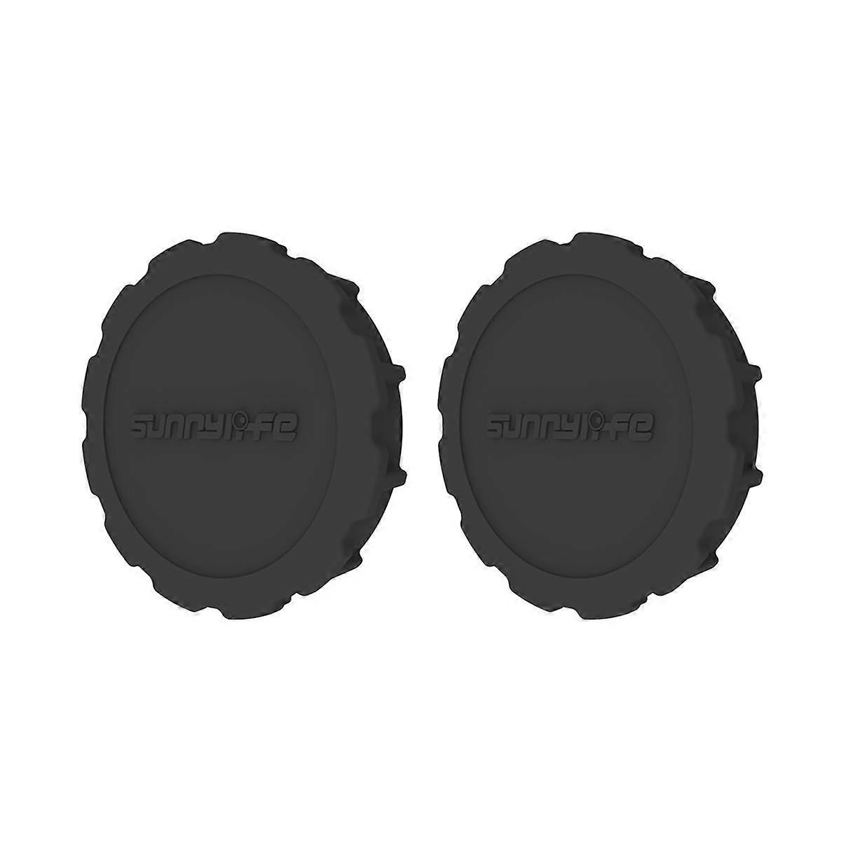 for ACTION4/3 Silicone Lens Cap Cover 2 Pcs/Set Sports Camera Protective Case Shell Shockproof wit