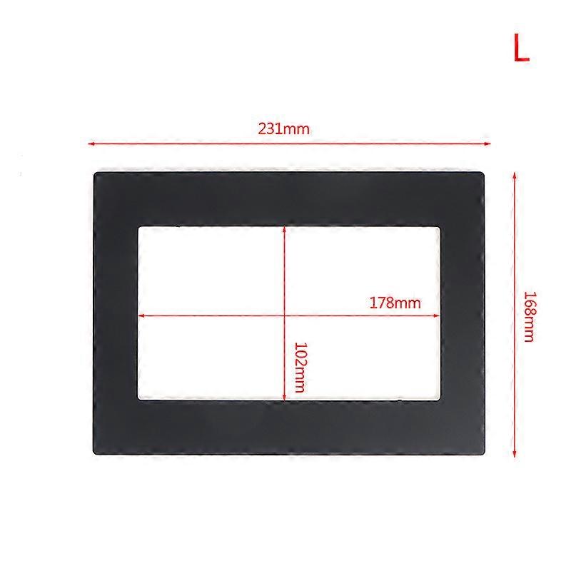 Car Frame for Universal 2 Din Auto Radio Android Player Frame Retrofitting Decorative Framework 178 x 102mm Panel